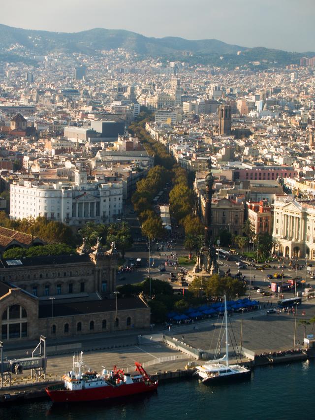 Columbus Monument and Las Ramblas