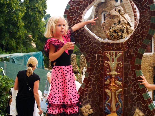 Tiny flamenco tourist