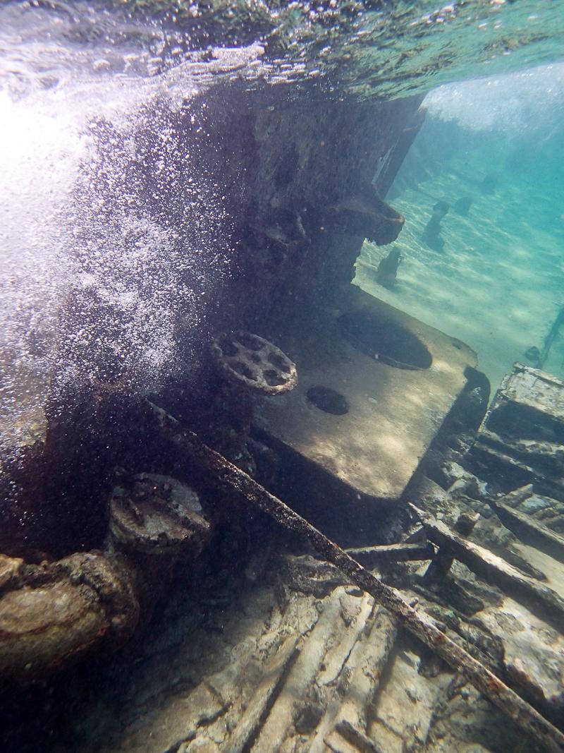 Wreck of the Gamma (underwater)