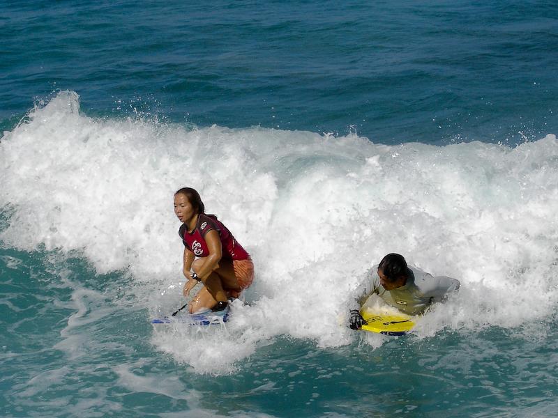 Boogieboarders, Waikiki Beach, Oahu