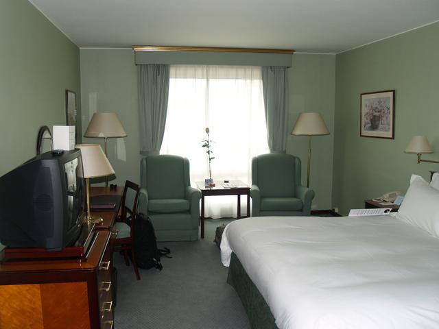 Our room at the Sofitel Victoria, Warsaw