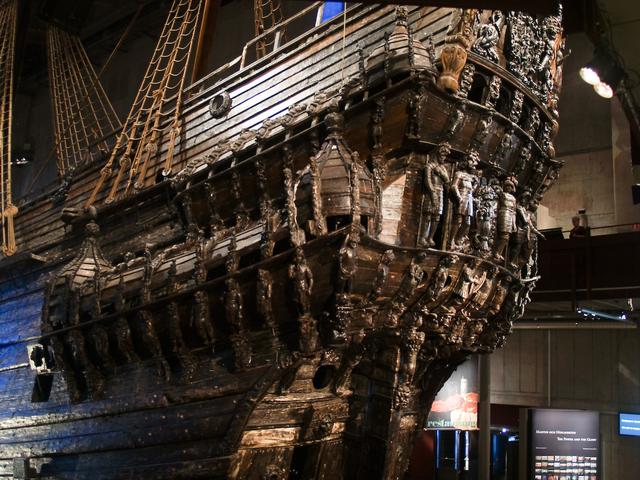Stern of the Vasa. Stockholm