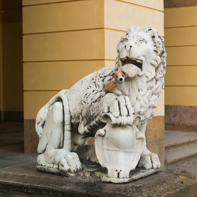 Lion at Drottningholm Palace, Sweden