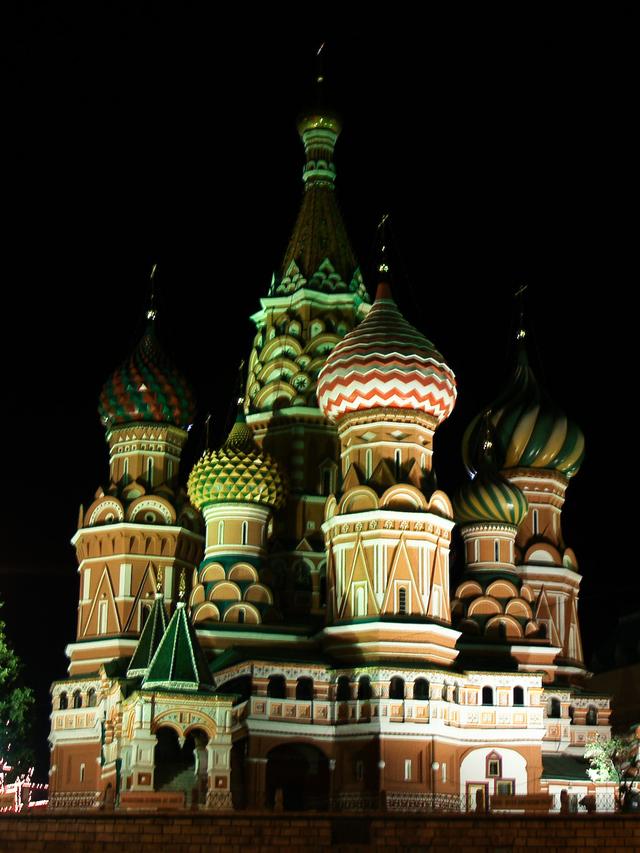 St. Basil's at Night, Moscow