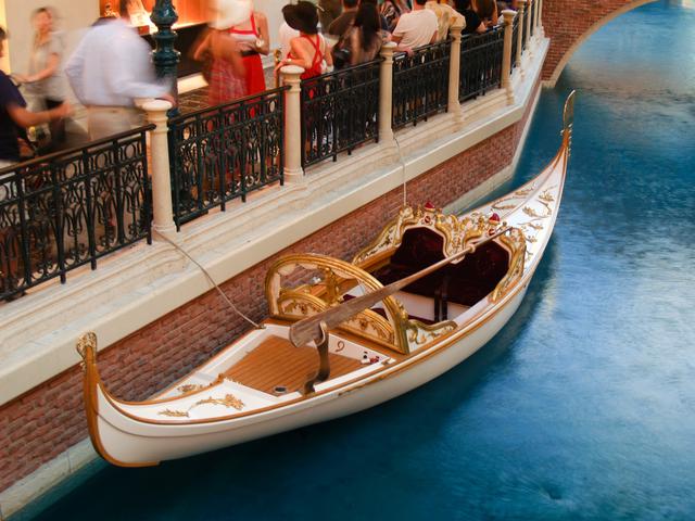 Wedding Gondola at the Venetian