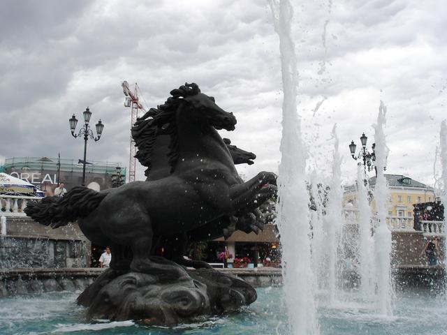 Horse Fountain in the Alexander Gardens, Moscow