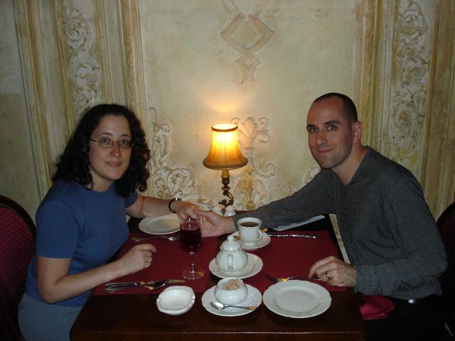 Dinner at Cafe Pushkin, Moscow