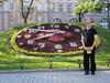 Jer at the Flower Clock, St. Petersburg