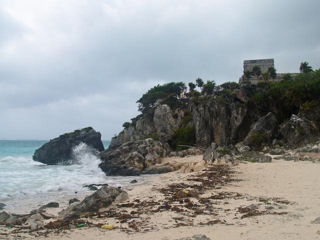 El Castillo and the Beach, Tulum Ruins